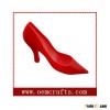 Door Stop Fashion handmade resin red shoe high heel sliding door stopper