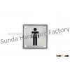 Popular Stainless Steel Toilet Sign Plate With High Quality