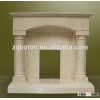 Decorative marble fireplace mantel on sale