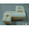 CNC machined plastic block