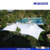 Strong Steel Pvc Roof Tensile Membrane Structure