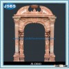 column carved cheap marble door frame design