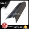 Never Miss Engineered Wood Flooring Black Metal Aluminum Laminate Stair Nosing for Floor Tile and Ca