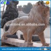 Beautiful Outdoor Lion Stone Carving & Animal Sculpture