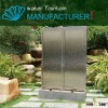 Stainless steel waterfall panel Style waterfall fountain for garden and home decoration