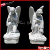 Decorative Life Size White Marble Angel Statue