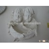 white marble stone carved 3d wall angel relief interior decoration sculpture