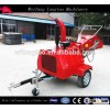 CE certificate Hydraulic feeding 40HP Diesel engine Mobile Wood Chipper