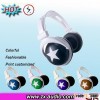Colorful foldable headphone