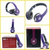 Purple beats solo hd headphone by dr dre with AAAAA Quality noise canceling cheap price for iphone