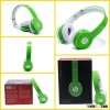 Green beats solo hd headphone by dr dre for iphone with cheap price and AAAAA Quality