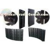 P4.81 Flexible LED video screen with adjustable angle regulator for inner outer wave shapes