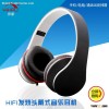 3.5mm Foldable Stereo Headphone with microphone Fashion Music Headset for mobile phone