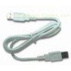 White usb data transfer cable AM-AM connctor