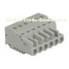 2P - 24P Female PC Board 300V 16A MCS Connector , 5.0mm Pitch