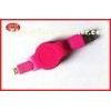 Android Phone Retractable Micro USB Cable Colorful ABS Two Way