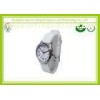 Modern Water Resistant Soft Silicone Strap Watches With Stainless Steel Case