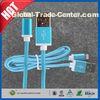 Blue Ruggedized Braided Fabric Sync iPhone 6 Plus Charging Cord  For Iphone 5s 6