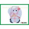 3D Beauty Wrist Eest Breast Mouse Pad With Washable Durable