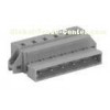 Gray Male 400V 16A MCS Connector With Fixing Flanges PA66 SP475 SP478