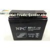 12 Volt 17Ah Deep Cycle Sealed Battery for Emergency Equipment