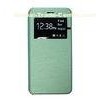 Custom Green Flip Girls Phone 4 Leather Wallet Case With Window Show