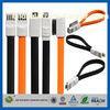 Flat Magnetic Premium Data Cell Phone USB Cable , IOS8 USB Data Line