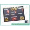 Red Yellow College Basketball Scoreboard With Wireless RF Console