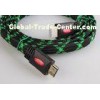 Gold plated flat yellow 3D HDMI Cables 1.5m support 1080p 3d ethernet