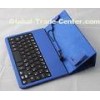 Wired plug / play Portable 8 Inch Tablet Keyboard Case of PU leather