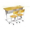 Steel / Wooden Modern School Furniture -  Yellow Comfortable Desk Chair For Office