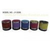 black round smart home bluetooth portable wireless speakers for iphone / pc