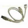 Transparent usb data transfer cable 1.5m length