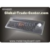 86 Keys Rugged Industrial Plastic computer keyboard with 51mm trackball
