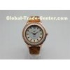 Sexy womens diamond watches figure leather strap rose gold womens fashion watches