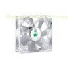 LED Computer Case Cooling Fans with Transparent Plastic , 12V PC Cooler Fan