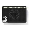 Plastic Laptop Cooling Pads / Notebook Cooler with 16cm fans , 380x260X26mm