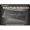 Compact Win10 Industrial Plastic Computer Keyboard with Mini Trackball
