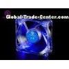 80mm Blue LED Computer Case Cooling Fans 80*80*25 mm , DF08025