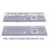 Vandal Proof Metal Industrial Keyboard With Trackball , 106 Keys