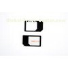 1.5 x 2.5cm 3FF To 2FF Nano SIM Adapter For IPhone 4S / Normal Mobile