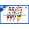 Kids Drawing Plastic Tube Colored Pencils Set With Paster 7 Inch 12 / 24 Pieces