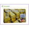 Real Capacity 2gb / 4gb / 8gb  16gb 32gb GOLD Credit Card shape USB Storage Deivce