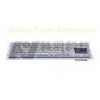 IP65 Dust-proof Industrial Keyboard With Touchpad , Key Stroke Travel 2mm