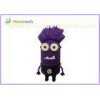 4GB / 8GB Soft rubber Cute Cartoon USB Flash Drive Purple for Children