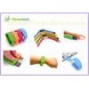 Multifunctional LED Wristband USB Flash Drive Silicon Bracelet LED Watch USB Logo Printed