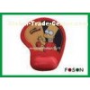 Red Eco-Friendly Silicone Mouse Pad for Gift , Computer Mouse Pads