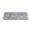 86 Key Medical Metallic Keyboard With Stainless Steel Keycaps , 120g/1.18N