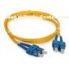 Telecommunication SC Duplex fiber optical patch cord with UPC / APC Polishing