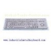 IP65 Waterproof Industrial Keyboard With Trackball , Full Function Keys